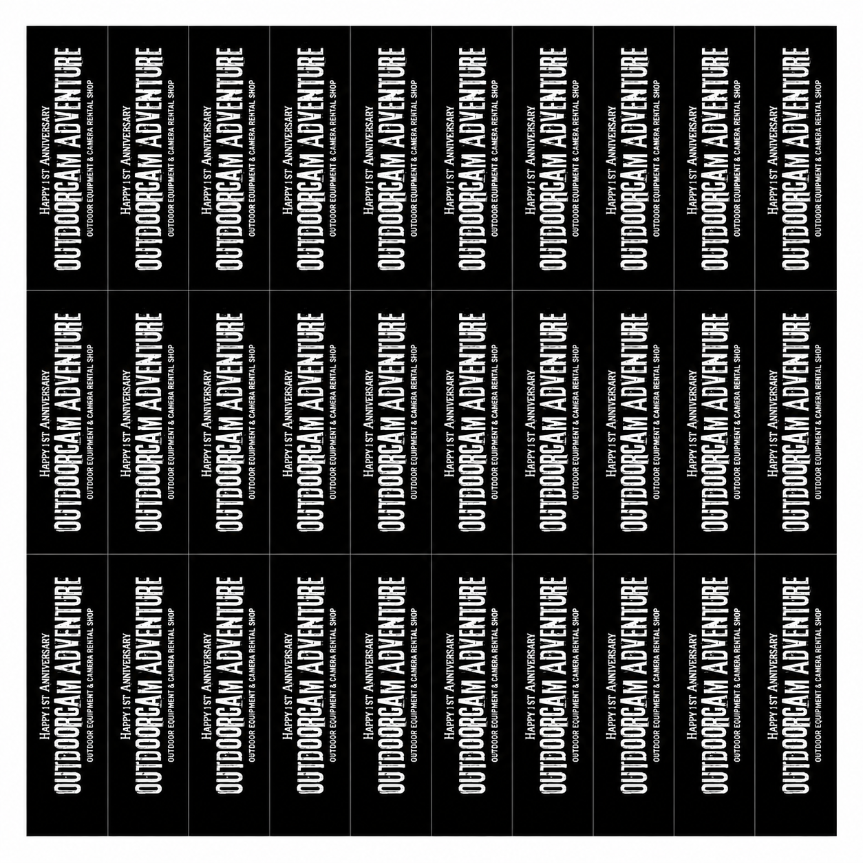 Sticker Bontax Vinyl A3 Cutting